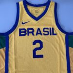 Camiseta Regata Basquete Brasil Yago 2 Amarela 2024 Nike - Imagem 21