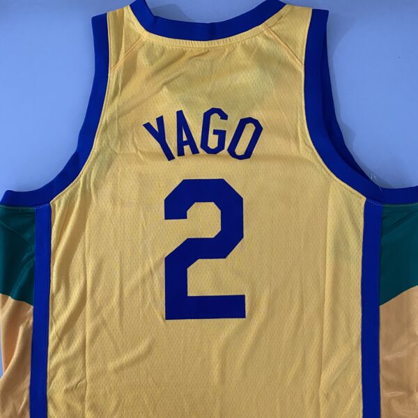 Camiseta Regata Basquete Brasil Yago 2 Amarela 2024 Nike - Imagem 25