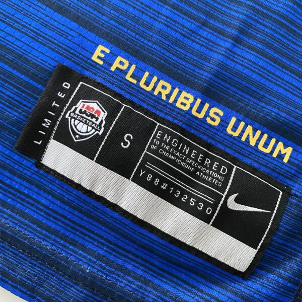 Camiseta Regata Basquete USA EUA Seleção Estados Unidos Durant 7 2020 Nike Azul - Imagem 23