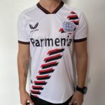 Camisa Bayer Leverkusen Away - Versão Torcedor 2024 - Branca - Castore