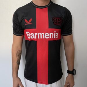 Camisa Bayer Leverkusen Home - Versão Torcedor 2024 - Preta - Castore