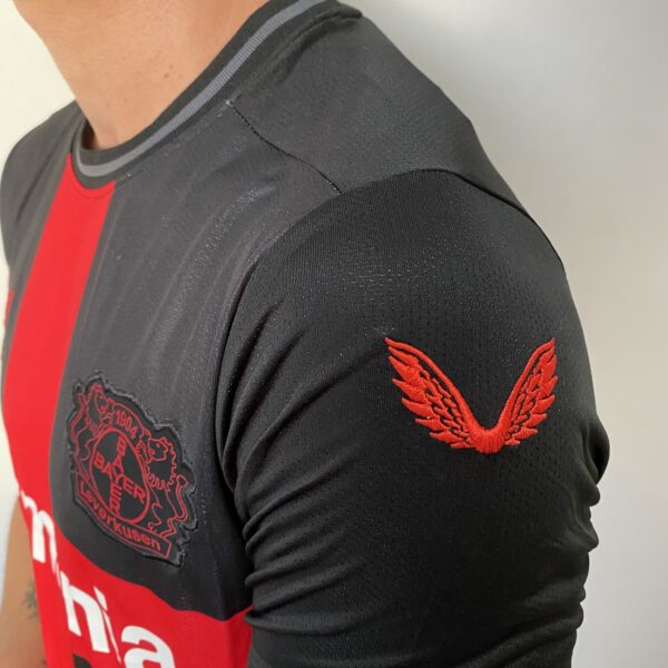 Camisa Bayer Leverkusen Home - Versão Torcedor 2024 - Preta - Castore - Imagem 11