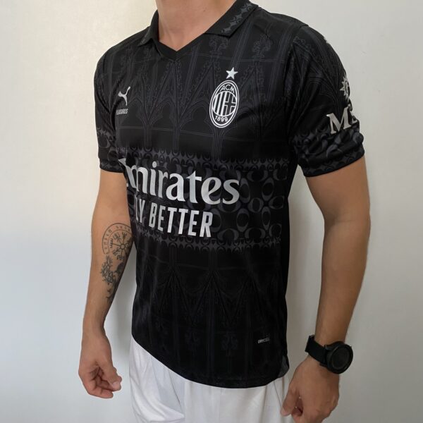 Camisa Milan Third Black Torcedor 2024 Puma Pleasures - Imagem 9
