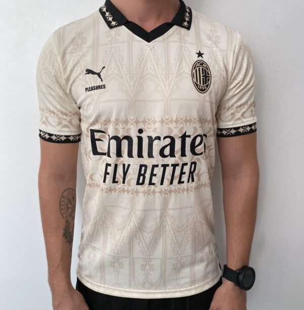 Camisa Milan Third Off White Torcedor 2024 Puma Pleasures - Imagem 1