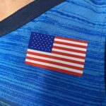 Camiseta Regata Basquete USA EUA Seleção Estados Unidos Durant 7 2020 Nike Azul - Imagem 4