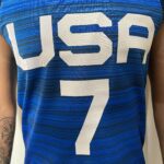 Camiseta Regata Basquete USA EUA Seleção Estados Unidos Durant 7 2020 Nike Azul - Imagem 6