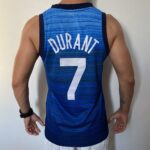 Camiseta Regata Basquete USA EUA Seleção Estados Unidos Durant 7 2020 Nike Azul - Imagem 12