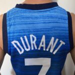 Camiseta Regata Basquete USA EUA Seleção Estados Unidos Durant 7 2020 Nike Azul - Imagem 14