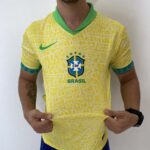 Camisa Brasil Seleção Brasileira Home Amarela Jogador Copa América 2024/25 Nike - Imagem 11