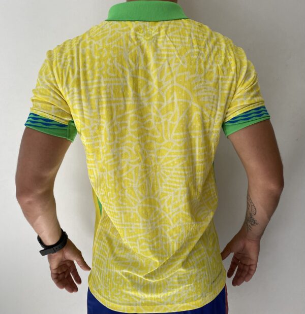 Camisa Brasil Seleção Brasileira Home Amarela Jogador Copa América 2024/25 Nike - Imagem 18