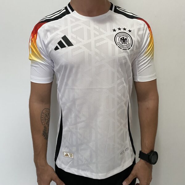 Camisa Seleção Alemanha Home Branca Jogador EuroCopa 2024 Adidas - Imagem 1