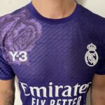 Camisa Real Madrid 4th Versão Jogador 2025 Edição Especial Adidas Y-3 Roxa - Imagem 6
