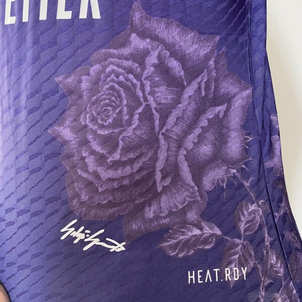 Camisa Real Madrid 4th Versão Jogador 2025 Edição Especial Adidas Y-3 Roxa - Imagem 9