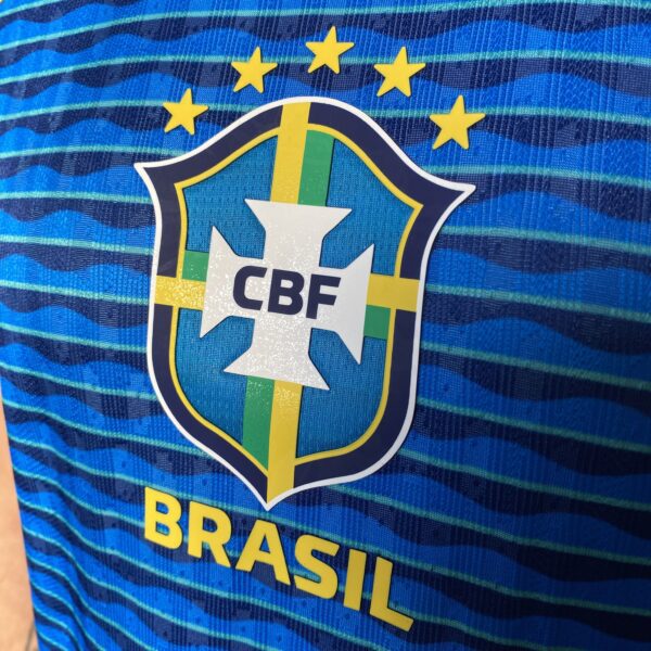 Camisa Brasil Seleção Brasileira Away Azul Jogador Copa América 2024/25 Nike - Imagem 4
