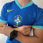 Camisa Brasil Seleção Brasileira Away Azul Jogador Copa América 2024/25 Nike - Imagem 9