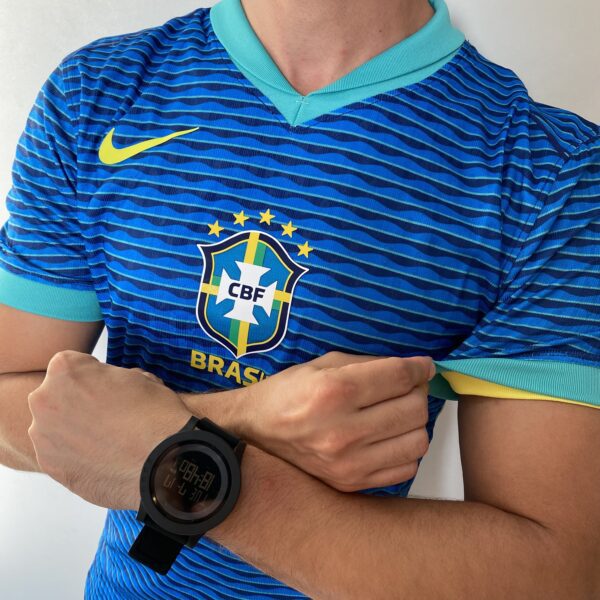 Camisa Brasil Seleção Brasileira Away Azul Jogador Copa América 2024/25 Nike - Imagem 9