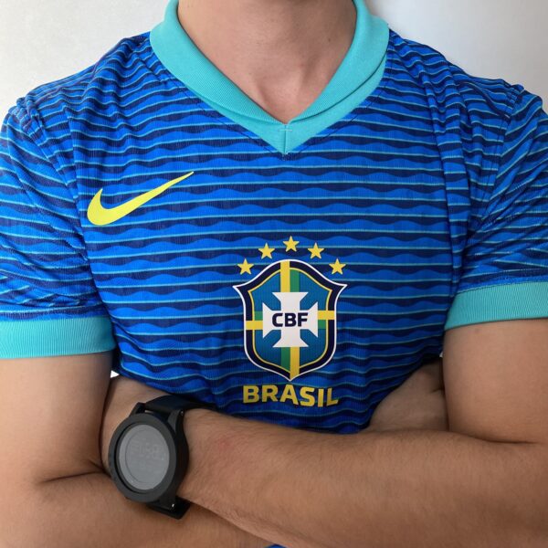Camisa Brasil Seleção Brasileira Away Azul Jogador Copa América 2024/25 Nike - Imagem 17