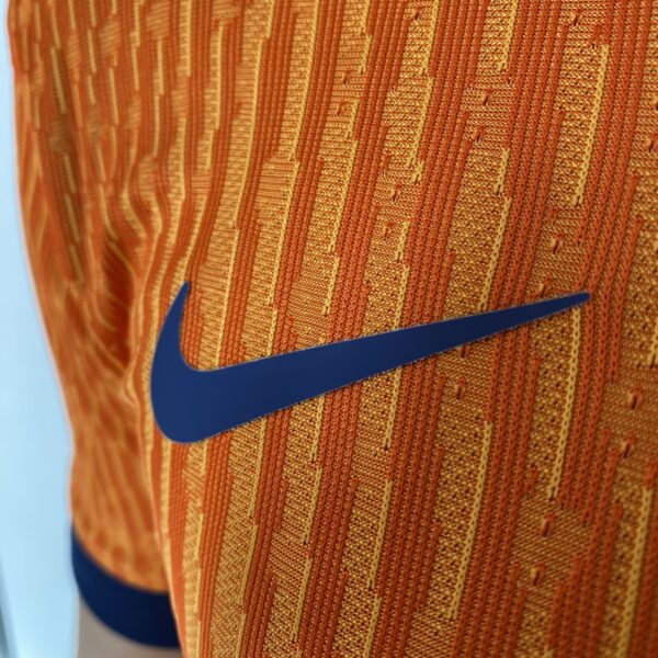 Camisa Seleção Holanda Home Versão Jogador EuroCopa 2024 Laranja Nike - Imagem 4