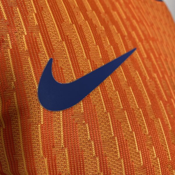 Camisa Seleção Holanda Home Versão Jogador EuroCopa 2024 Laranja Nike - Imagem 5