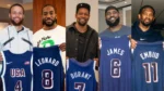 Camiseta Regata Basquete USA EUA Seleção Estados Unidos Olimpíadas Paris 2024 LeBron James 6 Azul Nike - Imagem 24