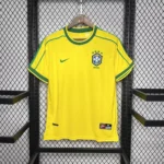 Camisa Retrô Clássica Seleção Brasileira Brasil – Nike Masculina – Amarela – 1998 - Imagem 26