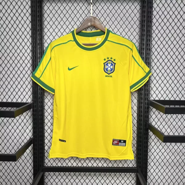 camisa-brasil-1998-01-6c5e0315ddb1140dfa17192449761044-1024-1024 Camisa Retrô Clássica Seleção Brasileira Brasil – Nike Masculina – Amarela – 1998 - Imagem 26