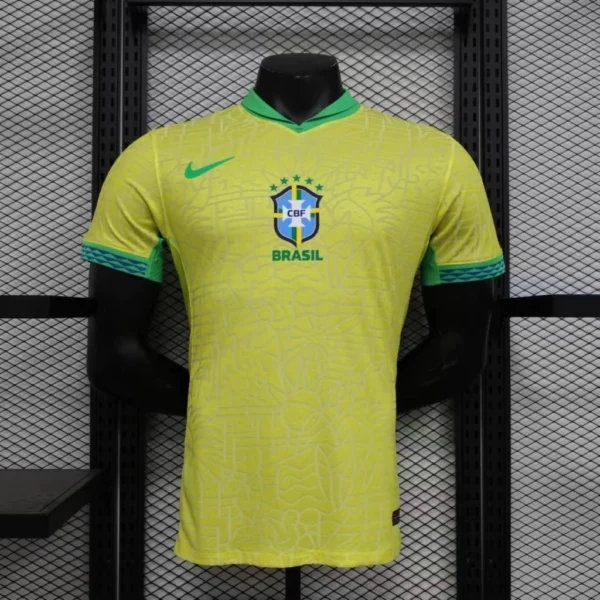 Camisa Brasil Seleção Brasileira Home Amarela Jogador Copa América 2024/25 Nike - Imagem 21