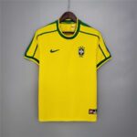 Camisa Retrô Clássica Seleção Brasileira Brasil – Nike Masculina – Amarela – 1998 - Imagem 15