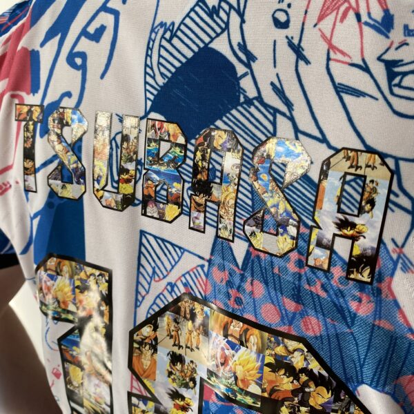 Camisa Seleção Japão - Edição Especial Versão Anime - Dragon-Ball Z - Tsubasa 10 - Versão Jogador 2022/23 Adidas - Branca - Imagem 17