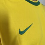 Camisa Retrô Clássica Seleção Brasileira Brasil – Nike Masculina – Amarela – 1998 - Imagem 5