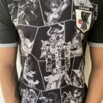 Camisa Seleção Japão - Edição Especial Versão Anime - Cavaleiros do Zodíaco - Tsubasa 10 - Versão Jogador 2022/23 Adidas - Preta - Imagem 7