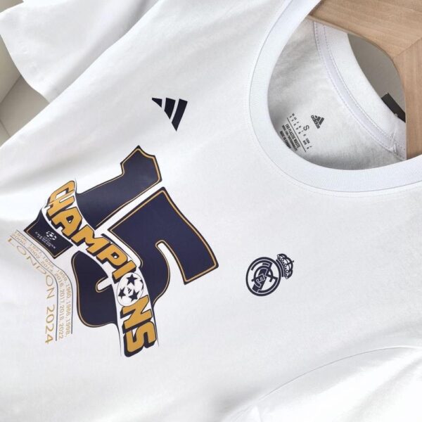 Camisa Real Madrid Comemorativa Champions League 15 Vezes Campeão Adidas - Imagem 3