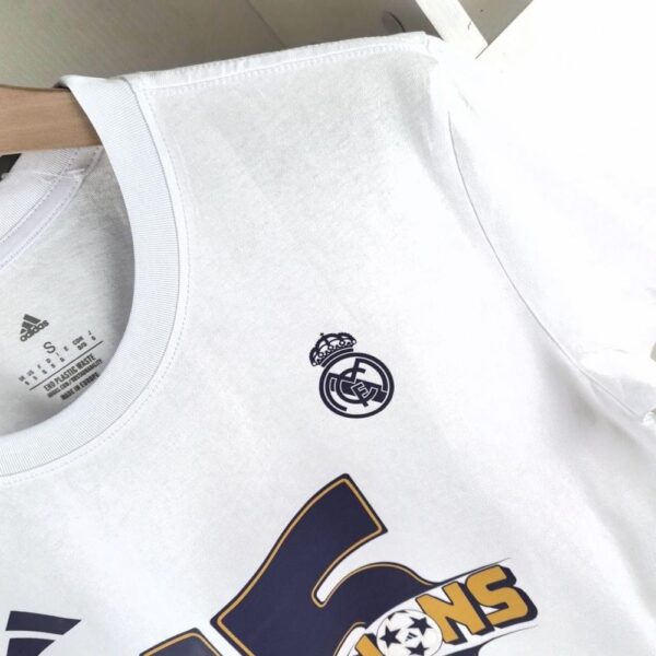 Camisa Real Madrid Comemorativa Champions League 15 Vezes Campeão Adidas - Imagem 4
