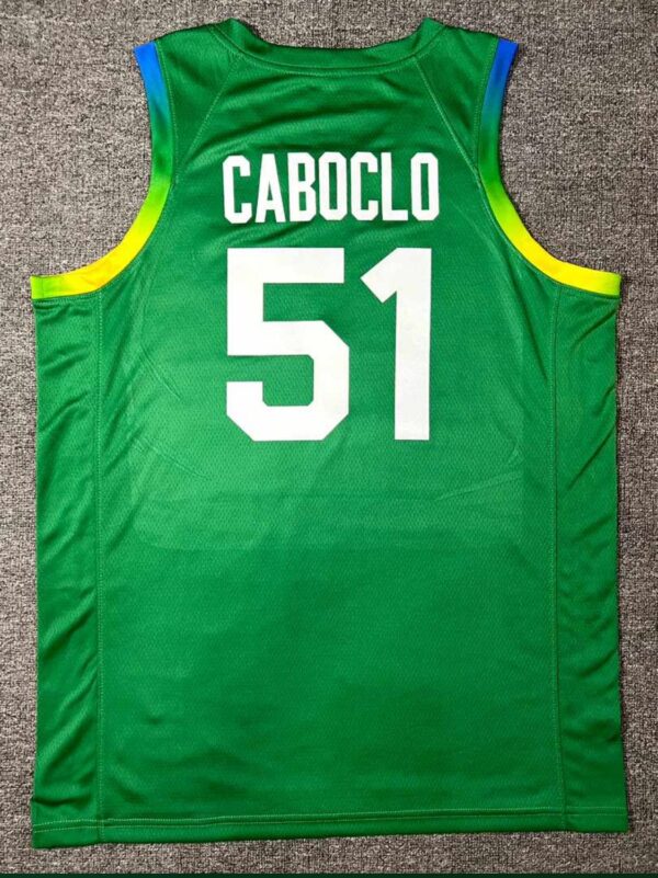 Camiseta Regata Basquete Brasil Olimpíadas 2024 Paris Verde 2024-2025 Nike - Imagem 2