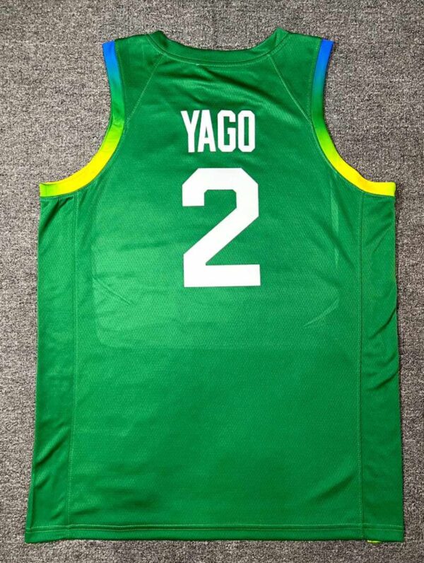 Camiseta Regata Basquete Brasil Olimpíadas 2024 Paris Verde 2024-2025 Nike - Imagem 6