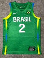 Camiseta Regata Basquete Brasil Olimpíadas 2024 Paris Verde 2024-2025 Nike - Imagem 5