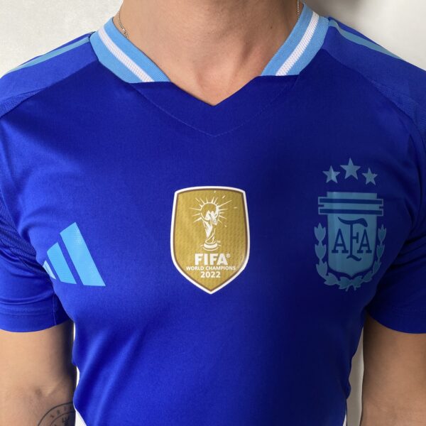 Camisa Seleção Argentina Away Patch Copa do Mundo Catar 2024/25 Adidas - Versão Jogador - Imagem 3