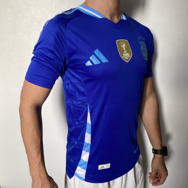 Camisa Seleção Argentina Away Patch Copa do Mundo Catar 2024/25 Adidas - Versão Jogador - Imagem 11