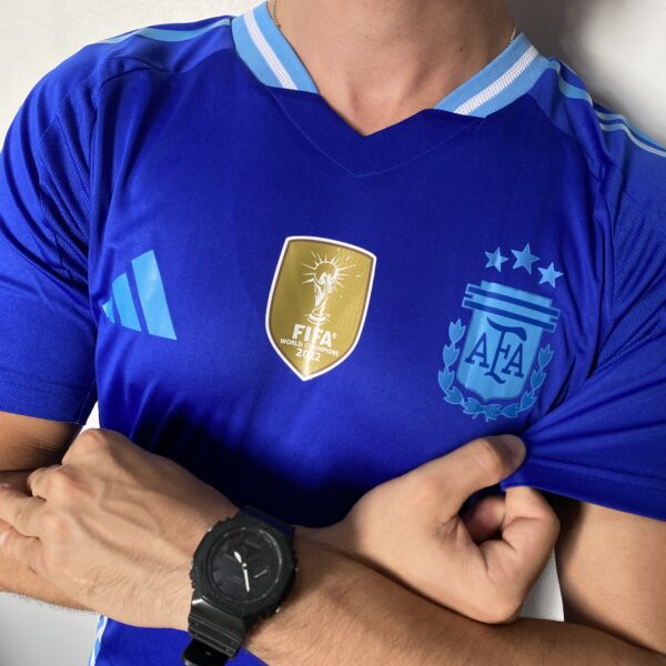 Camisa Seleção Argentina Away Patch Copa do Mundo Catar 2024/25 Adidas - Versão Jogador - Imagem 12