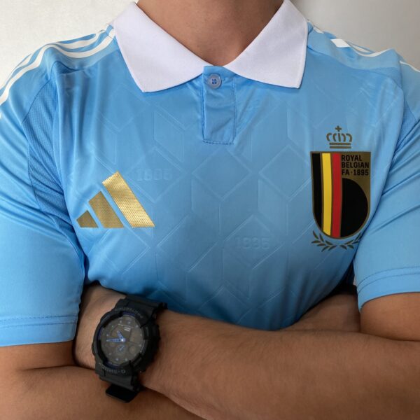 Camisa Seleção Bélgica Away Versão Jogador EuroCopa 2024/25 Adidas Azul - Imagem 1