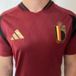 Camisa Seleção Bélgica Home Versão Jogador EuroCopa 2024/25 Adidas Vermelha - Imagem 4