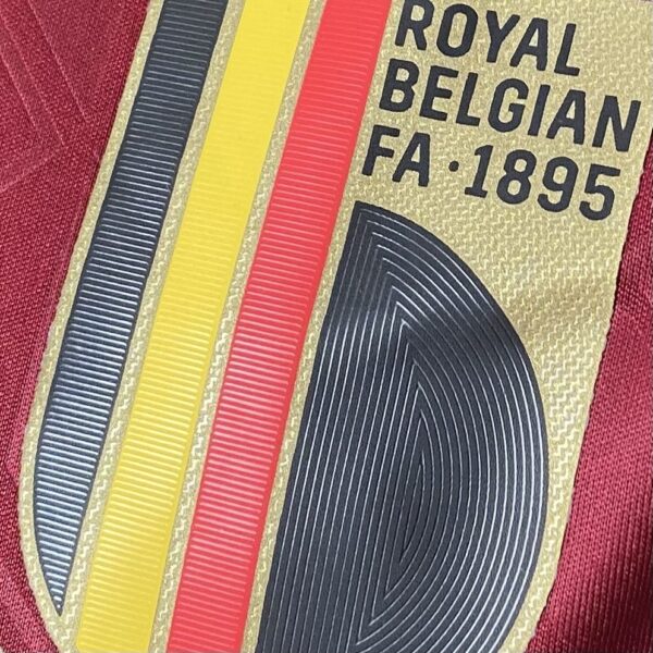 Camisa Seleção Bélgica Home Versão Jogador EuroCopa 2024/25 Adidas Vermelha - Imagem 5