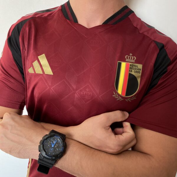 Camisa Seleção Bélgica Home Versão Jogador EuroCopa 2024/25 Adidas Vermelha - Imagem 7