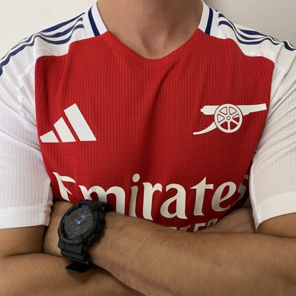 Camisa Arsenal Home Versão Jogador 24/2025 Vermelha Adidas - Imagem 6