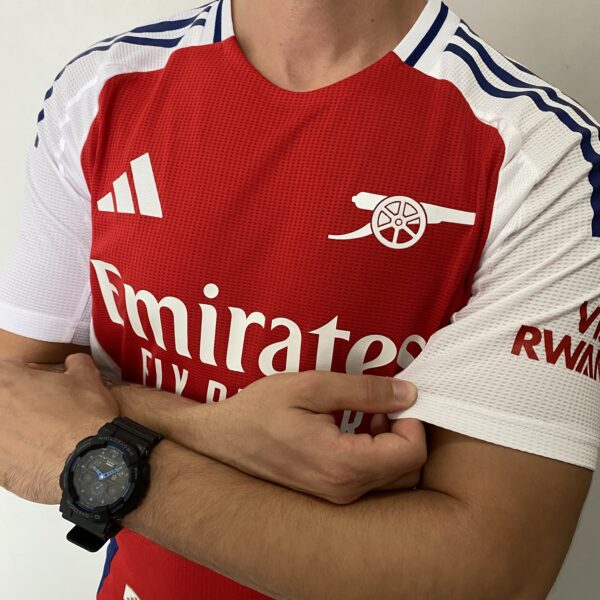 Camisa Arsenal Home Versão Jogador 24/2025 Vermelha Adidas - Imagem 7
