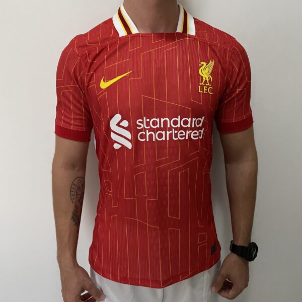 Camisa Liverpool Home Versão Jogador 2025 Nike Vermelha - Imagem 1