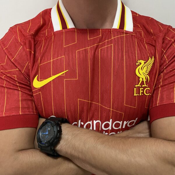 Camisa Liverpool Home Versão Jogador 2025 Nike Vermelha - Imagem 6