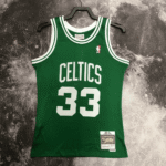 Camiseta Regata Basquete NBA Boston Celtics 33 Larry Bird Mitchell & Ness Verde 1985/86 - Imagem 26