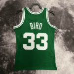 Camiseta Regata Basquete NBA Boston Celtics 33 Larry Bird Mitchell & Ness Verde 1985/86 - Imagem 27