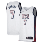 Camiseta Regata Basquete USA EUA Seleção Estados Unidos Jogos Olimpícos Paris 2024 Branca Nike - Imagem 16